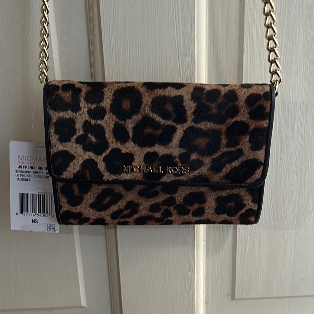 Michael Kors Leopard Print Bag and Wallet Set - Picture 11 of 16